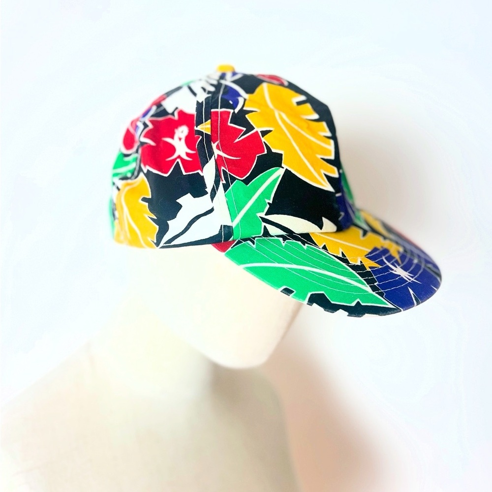 HAWAIIAN TROPICAL 1980’s 80s Vintage Black Retro Cotton Adjustable Cap Hat